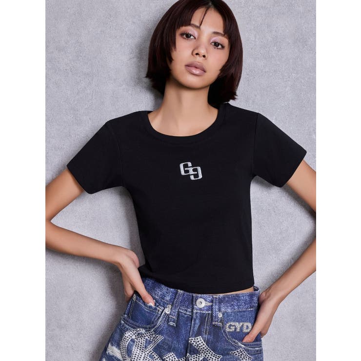 GLITTER GG Tシャツ | GYDA | 詳細画像2 