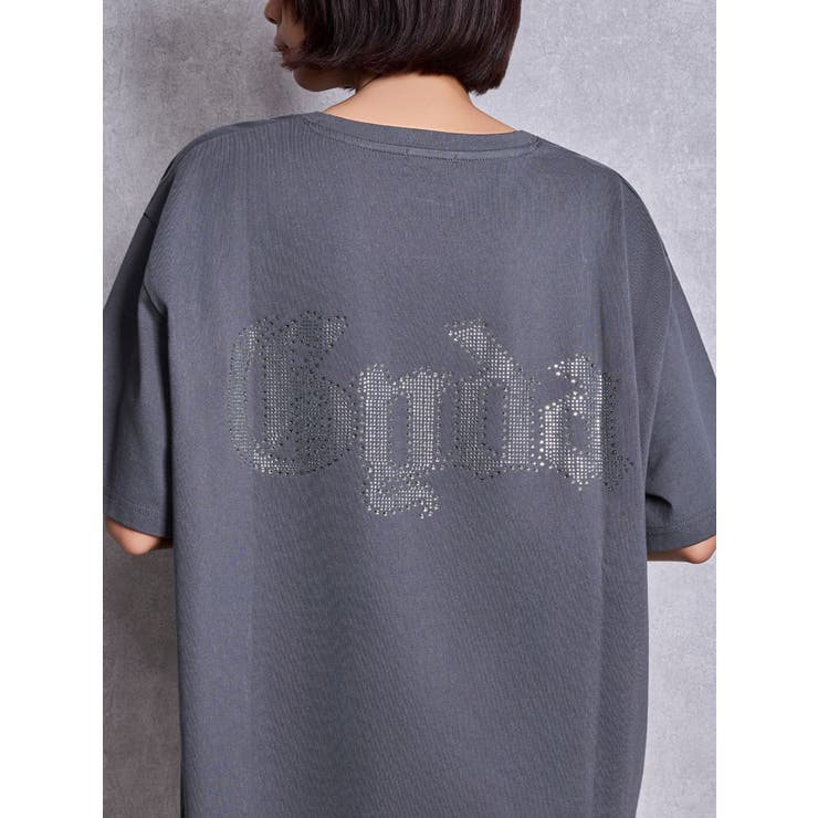 チャコールグレー | GD BACK GYDA BIG Tシャツ | GYDA