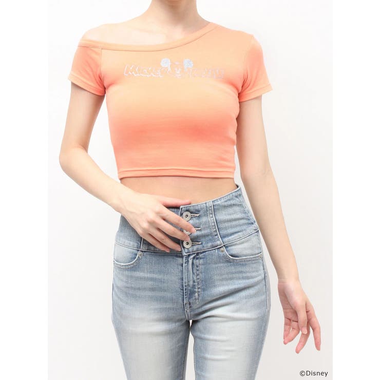 GYDA/Disney/ラメプリントワンショルダーTシャツ | GYDA | 詳細画像16 