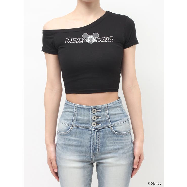 GYDA/Disney/ラメプリントワンショルダーTシャツ | GYDA | 詳細画像17 