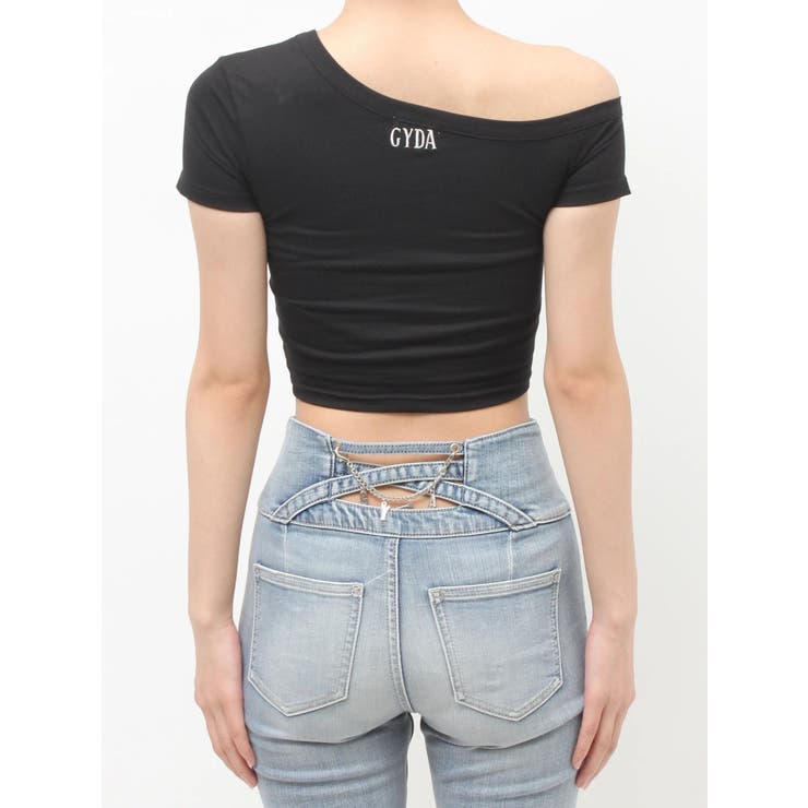 GYDA/Disney/ラメプリントワンショルダーTシャツ | GYDA | 詳細画像19 