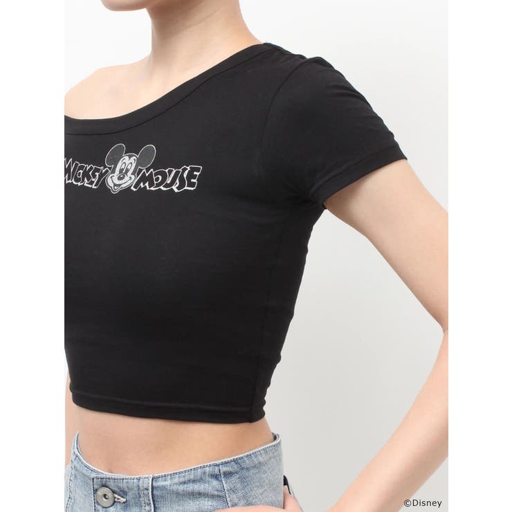 GYDA/Disney/ラメプリントワンショルダーTシャツ | GYDA | 詳細画像21 