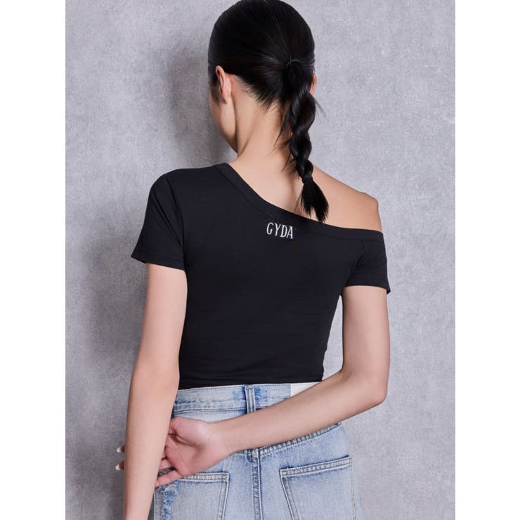 GYDA/Disney/ラメプリントワンショルダーTシャツ | GYDA | 詳細画像3 