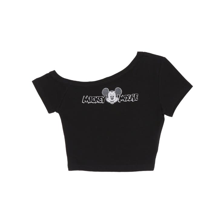 GYDA/Disney/ラメプリントワンショルダーTシャツ | GYDA | 詳細画像30 