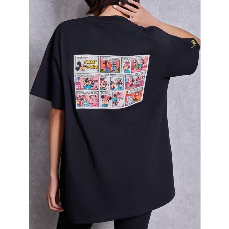 ブラック | GYDA/Disney/comic BIG Tシャツ | GYDA