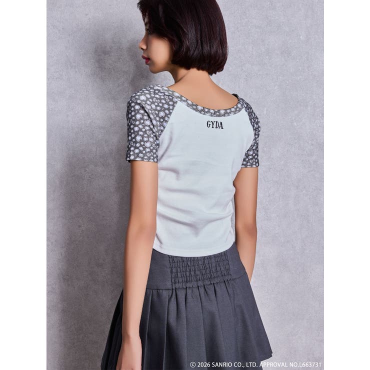 GYDA×ハローキティ レオパードラグランTシャツ | GYDA | 詳細画像10 