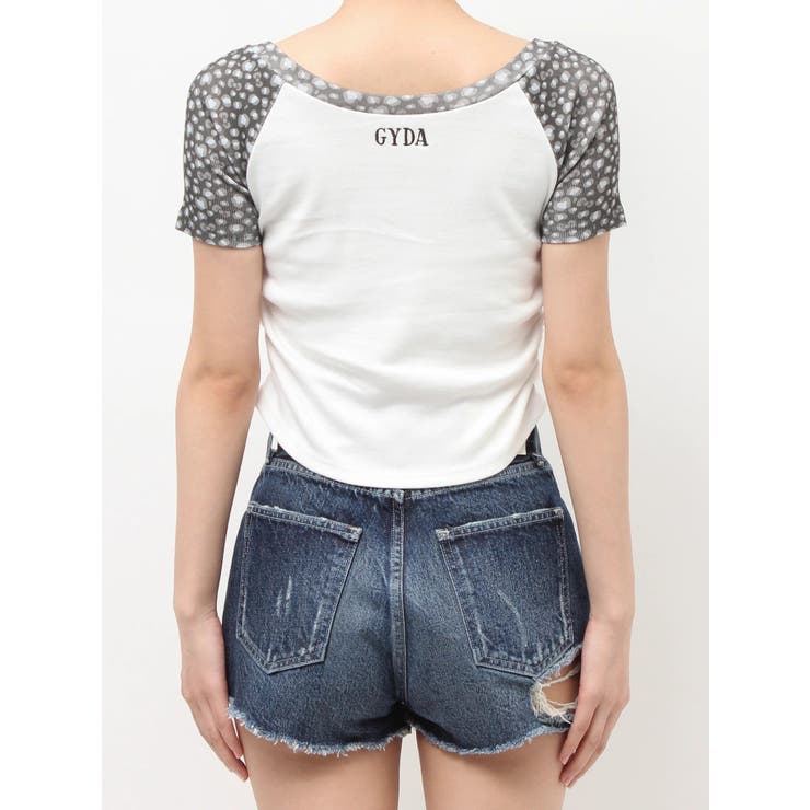 GYDA×ハローキティ レオパードラグランTシャツ | GYDA | 詳細画像21 