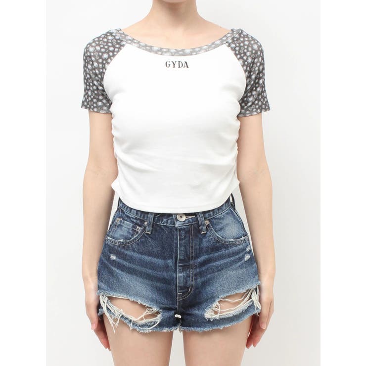 GYDA×ハローキティ レオパードラグランTシャツ | GYDA | 詳細画像26 