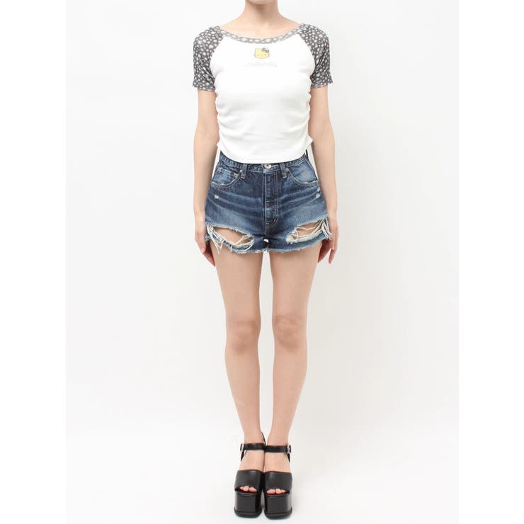 GYDA×ハローキティ レオパードラグランTシャツ | GYDA | 詳細画像27 