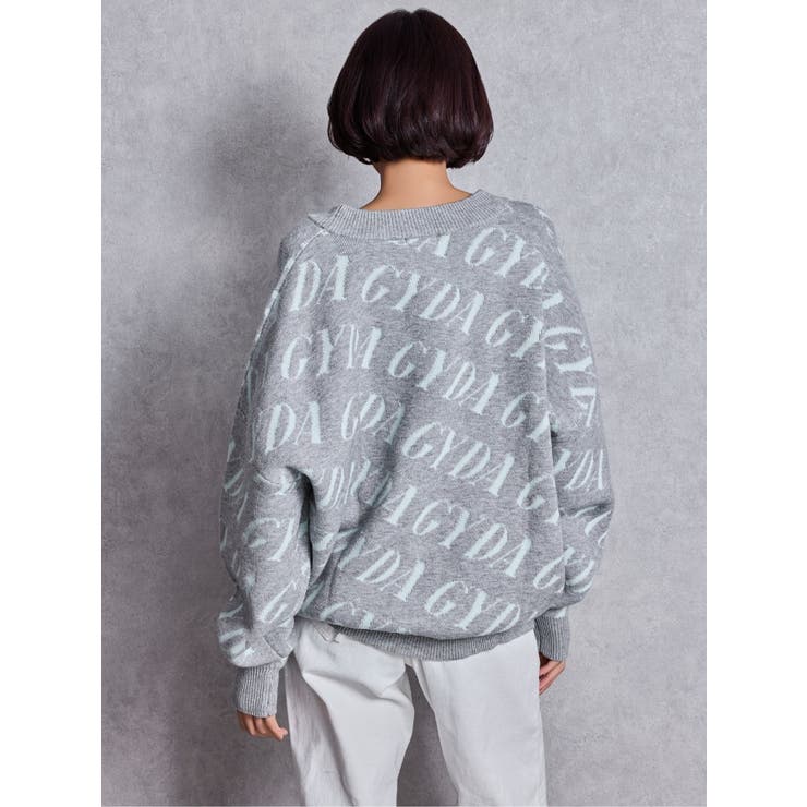 GYDA SLANT PATTERNニットカーディガン | GYDA | 詳細画像15 