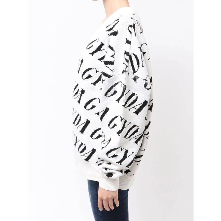 GYDA SLANT PATTERNニットカーディガン | GYDA | 詳細画像18 