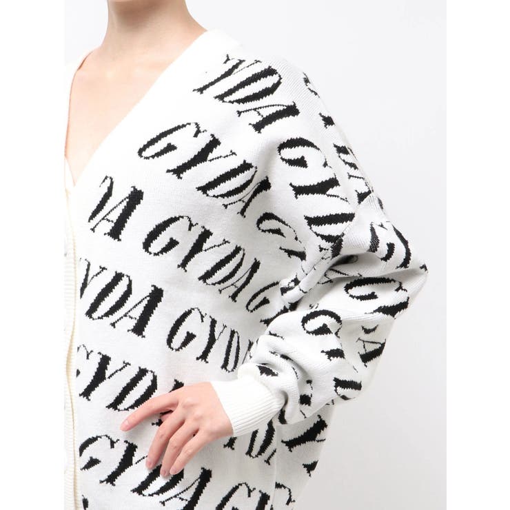 GYDA SLANT PATTERNニットカーディガン | GYDA | 詳細画像21 