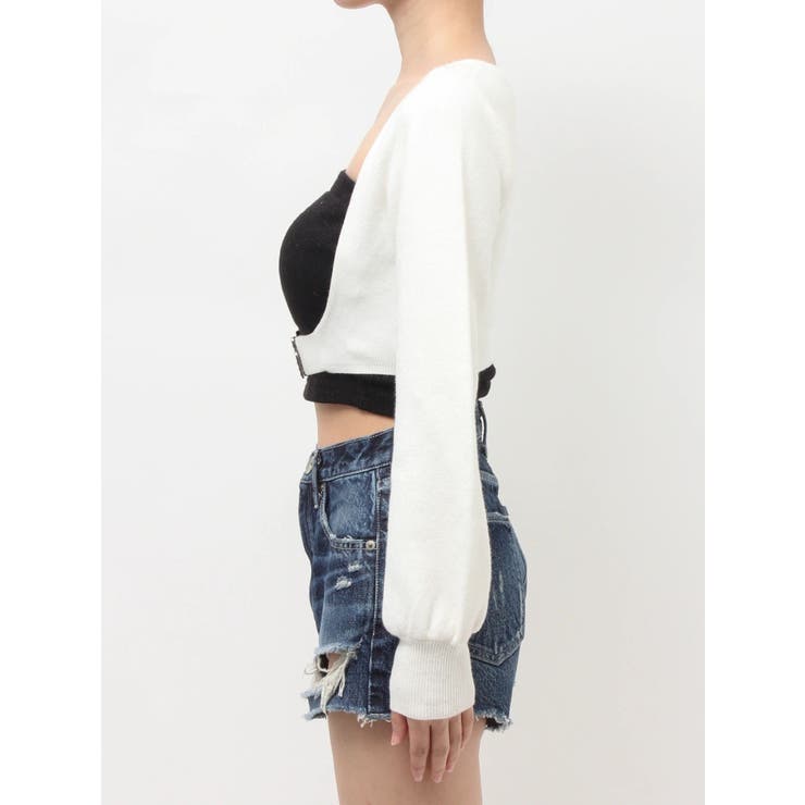 GG bijou beltニットボレロ | GYDA | 詳細画像14 