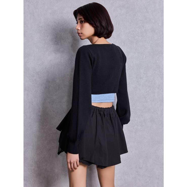 GG bijou beltニットボレロ | GYDA | 詳細画像4 