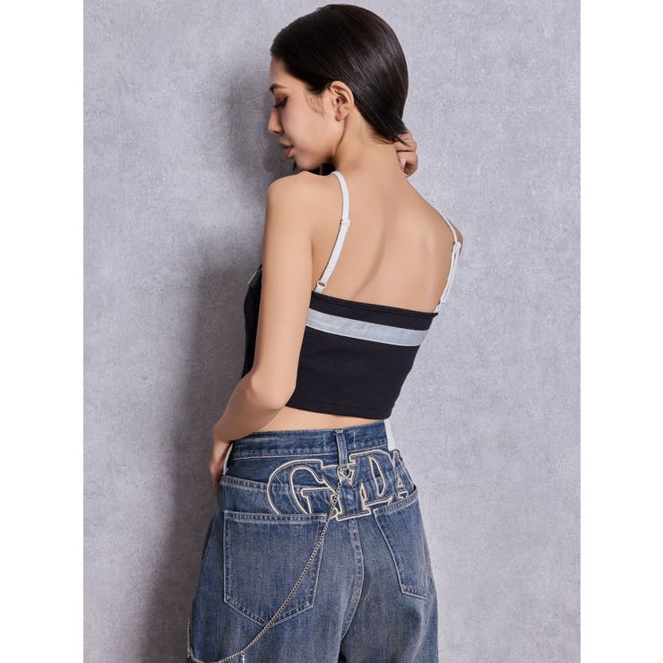 GYDAフロントクロスラメテレコビスチェ | GYDA | 詳細画像16 