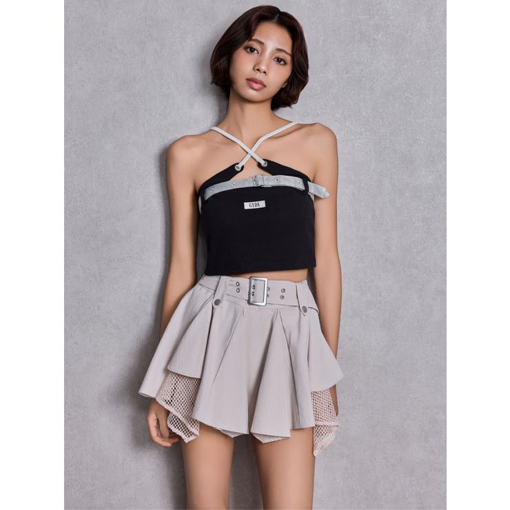 GYDAフロントクロスラメテレコビスチェ | GYDA | 詳細画像20 