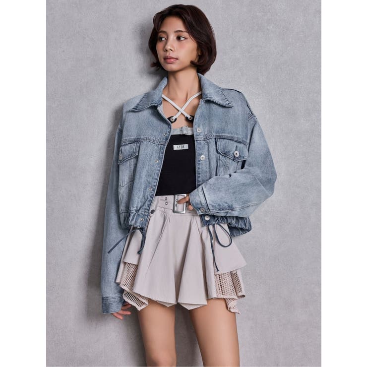 GYDAフロントクロスラメテレコビスチェ | GYDA | 詳細画像24 