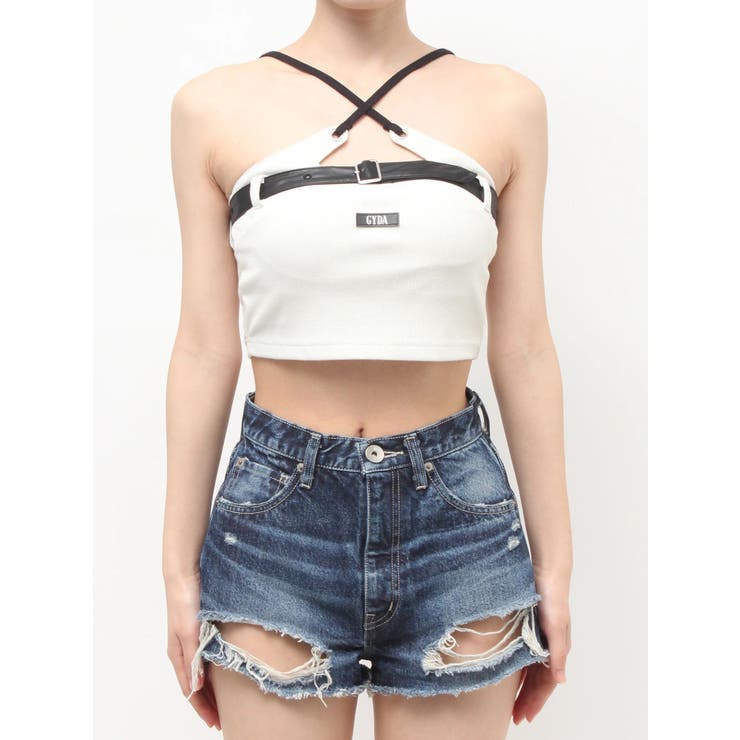 GYDAフロントクロスラメテレコビスチェ | GYDA | 詳細画像32 