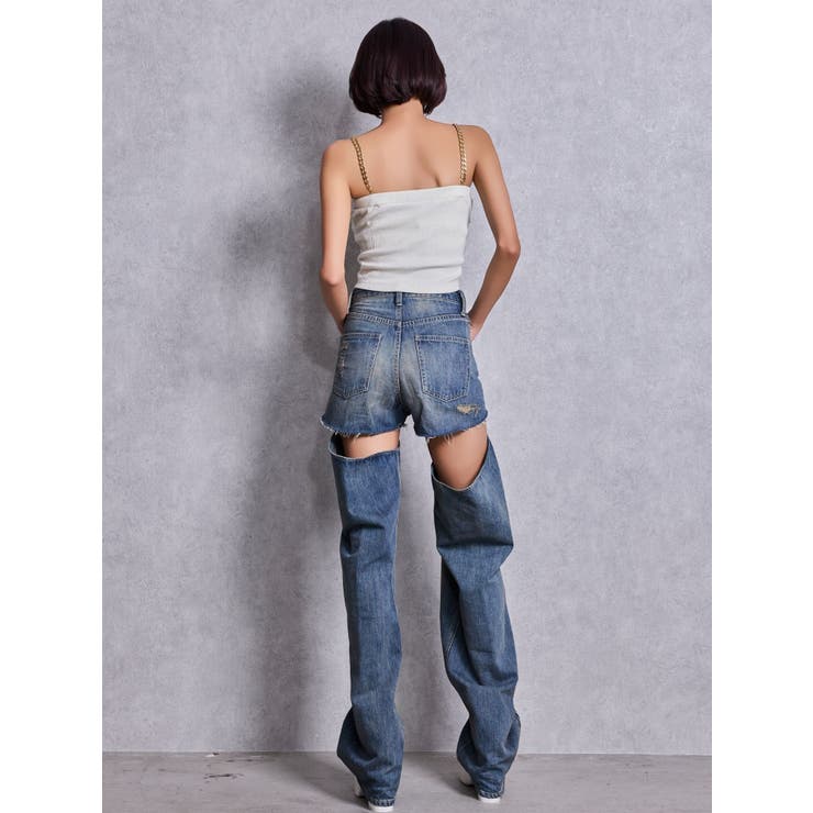 chainストラップラメテレコビスチェ | GYDA | 詳細画像15 