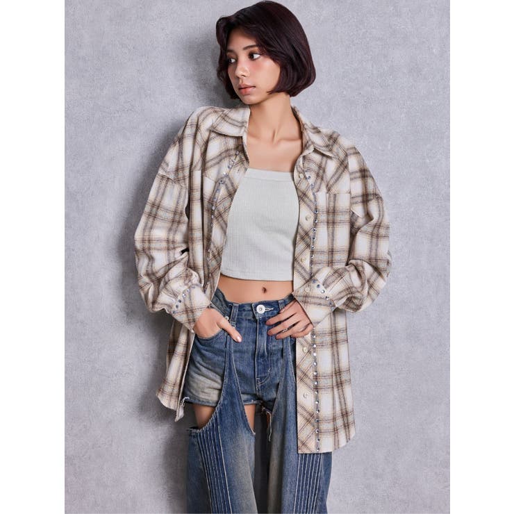 chainストラップラメテレコビスチェ | GYDA | 詳細画像16 