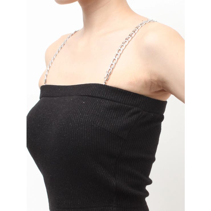 chainストラップラメテレコビスチェ | GYDA | 詳細画像27 