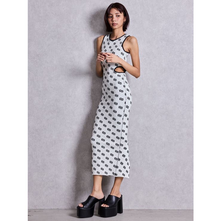 SIDE OPENロングニットワンピース | GYDA | 詳細画像4 