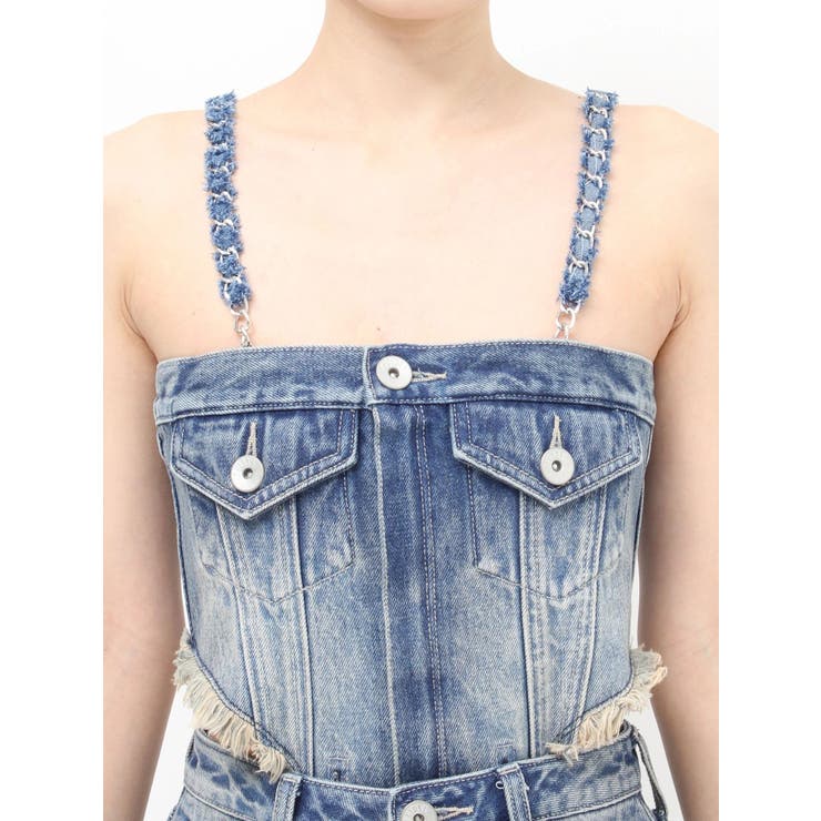 2WAYデニムチェーンロンパース | GYDA | 詳細画像41 