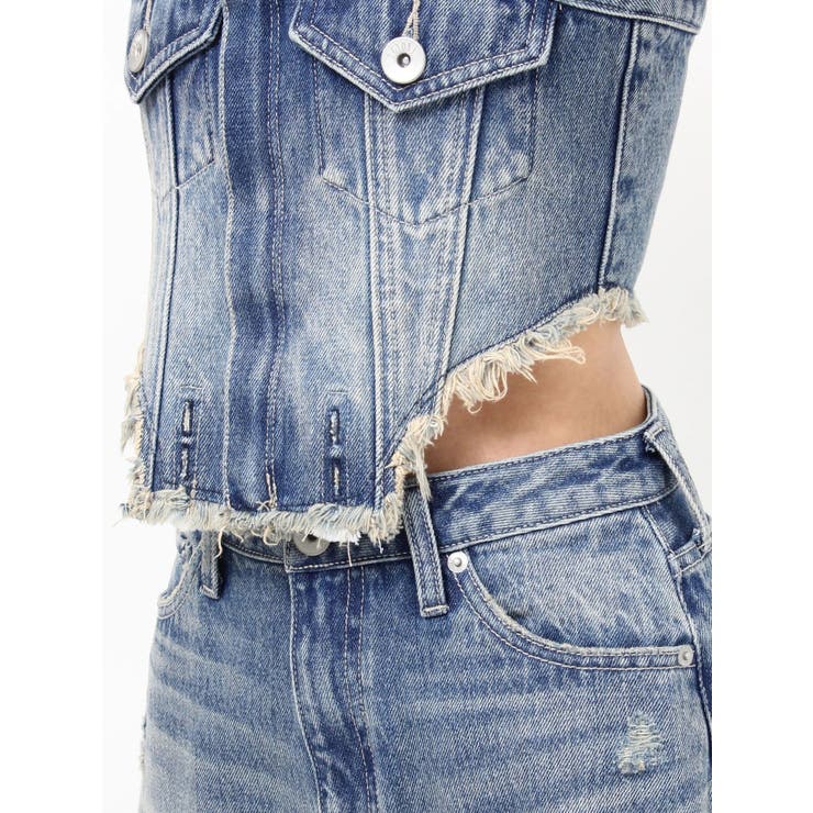 2WAYデニムチェーンロンパース | GYDA | 詳細画像44 