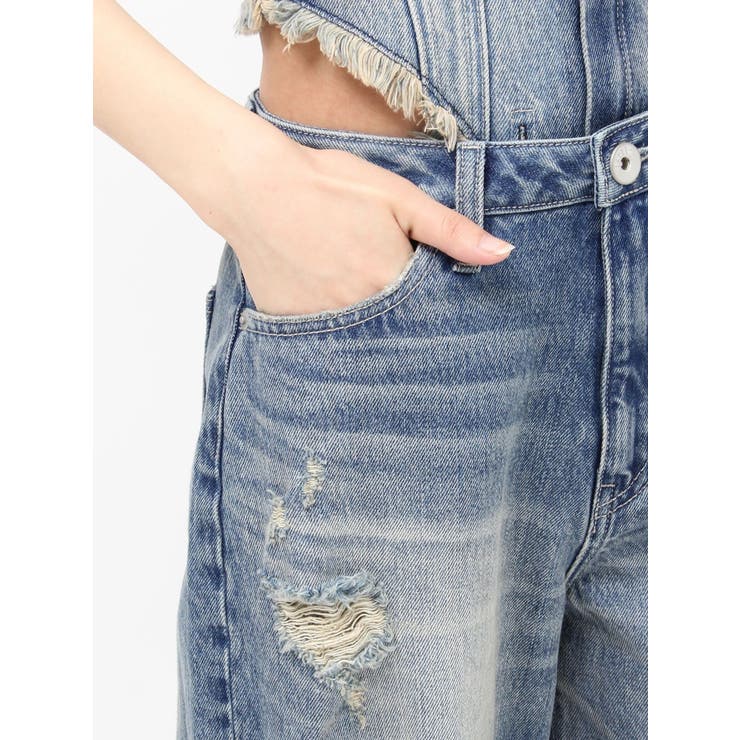 2WAYデニムチェーンロンパース | GYDA | 詳細画像50 