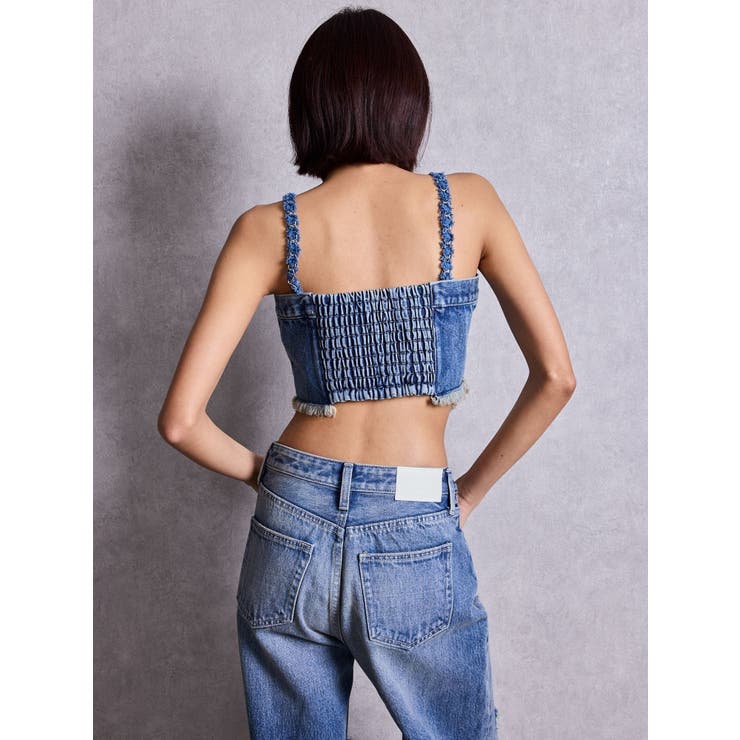 2WAYデニムチェーンロンパース | GYDA | 詳細画像7 