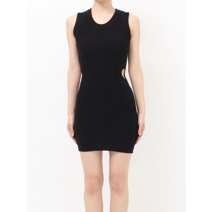 SIDE OPENミニニットワンピース | GYDA | 詳細画像21 