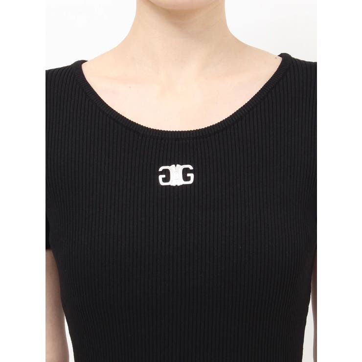 Symmetry GYDAプレートハーフスリーブニットワンピース | GYDA | 詳細画像29 