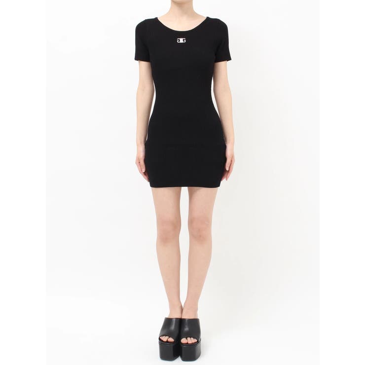 Symmetry GYDAプレートハーフスリーブニットワンピース | GYDA | 詳細画像33 