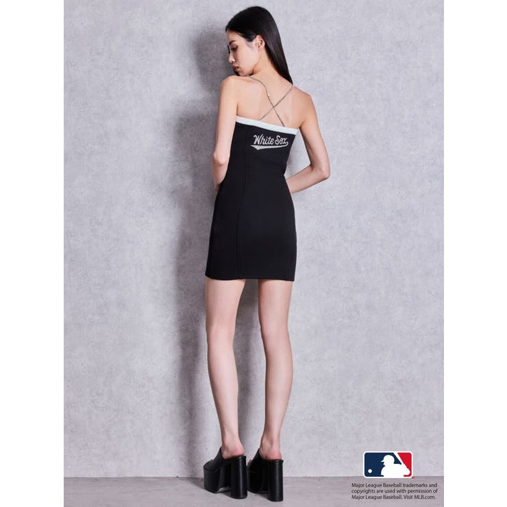 GYDA［MLB］bijou logoベアワンピース | GYDA | 詳細画像24 