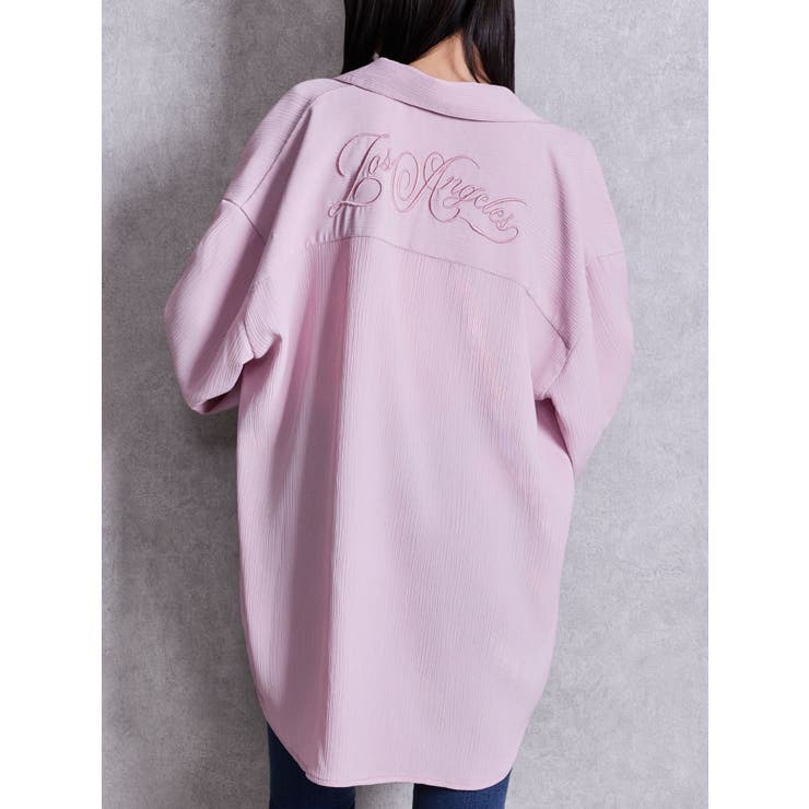 ピンク | Los Angeles Crinkleシャツ | GYDA