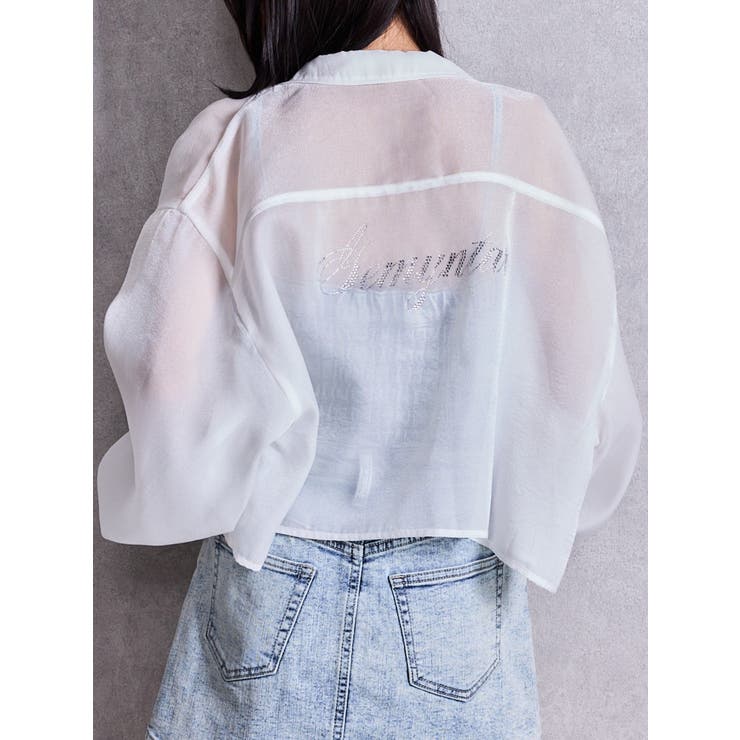 Gemyntar bijou SHEERシャツ | GYDA | 詳細画像1 