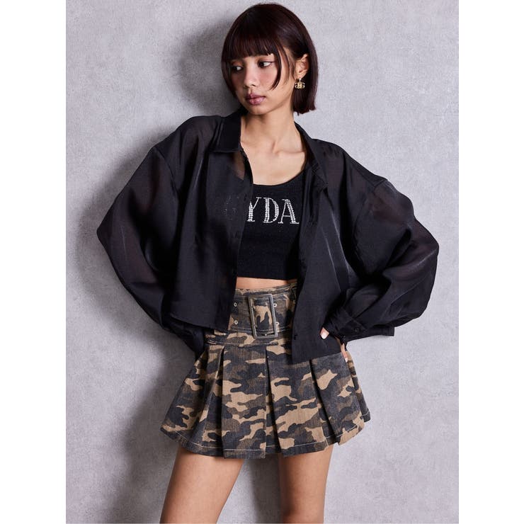 Gemyntar bijou SHEERシャツ | GYDA | 詳細画像15 