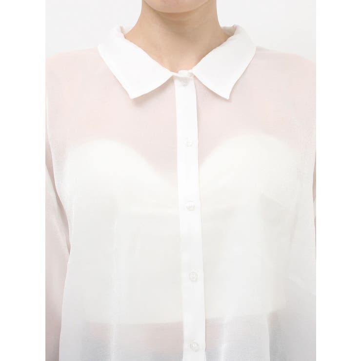 Gemyntar bijou SHEERシャツ | GYDA | 詳細画像25 