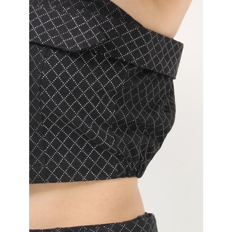 Glitter print beltブラウス | GYDA | 詳細画像16 