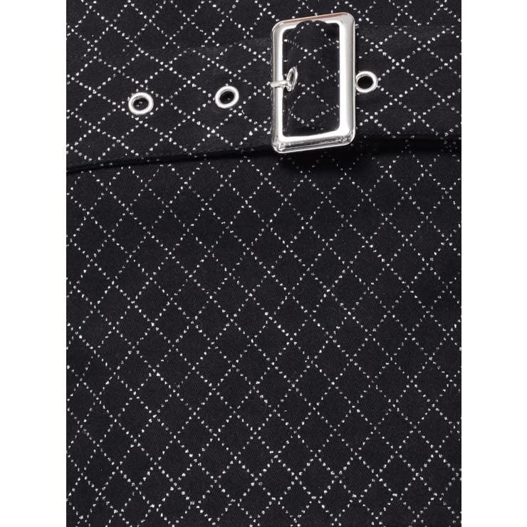 Glitter print beltブラウス | GYDA | 詳細画像21 