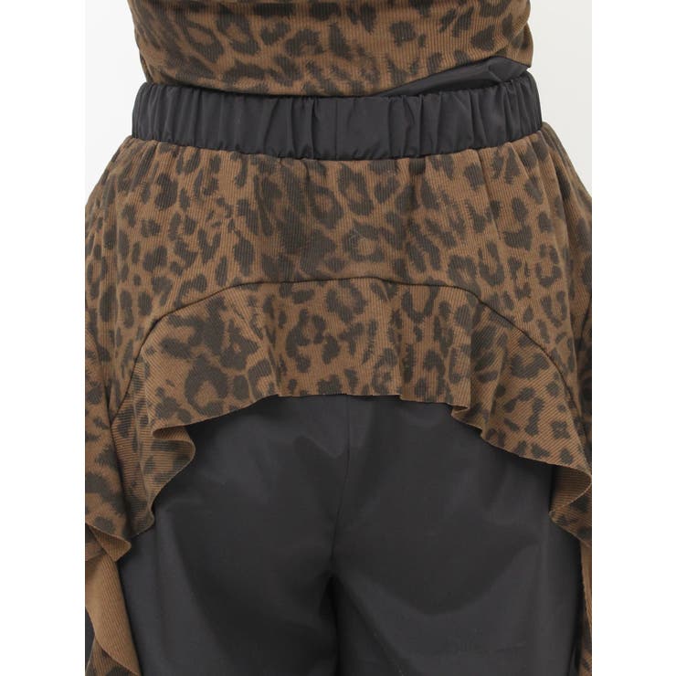 LEOPARDウエストDRAPE EDGEパンツ | GYDA | 詳細画像18 