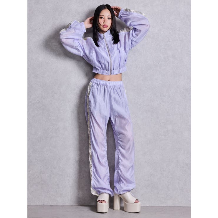 sacred edge cross shinyギャザーパンツ | GYDA | 詳細画像13 