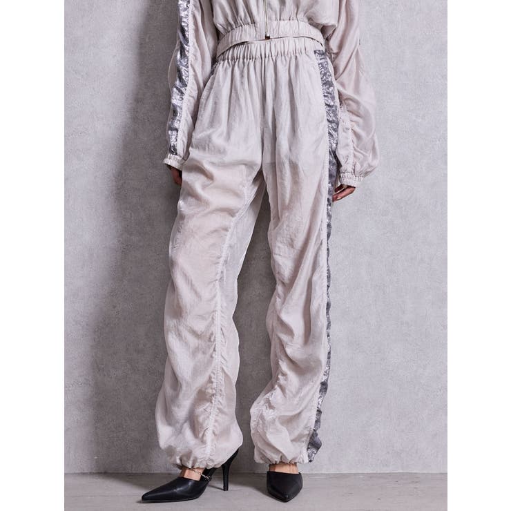 sacred edge cross shinyギャザーパンツ | GYDA | 詳細画像17 