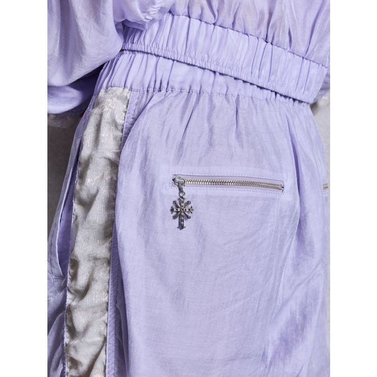 sacred edge cross shinyギャザーパンツ | GYDA | 詳細画像23 