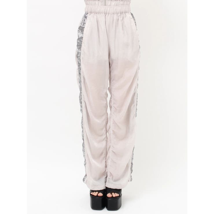 sacred edge cross shinyギャザーパンツ | GYDA | 詳細画像28 