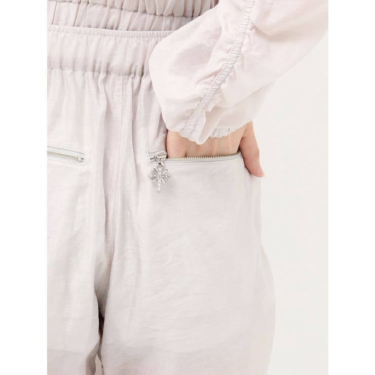 sacred edge cross shinyギャザーパンツ | GYDA | 詳細画像32 