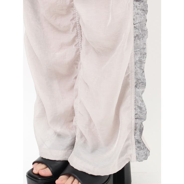 sacred edge cross shinyギャザーパンツ | GYDA | 詳細画像34 