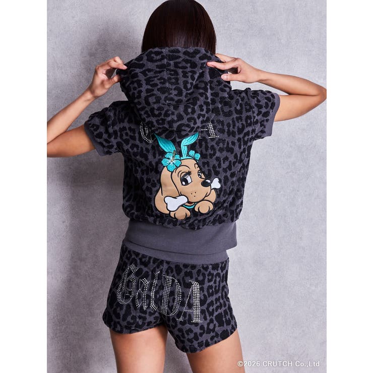 GYDA×GALFY leopard pile マイクロショートパンツ | GYDA | 詳細画像22 