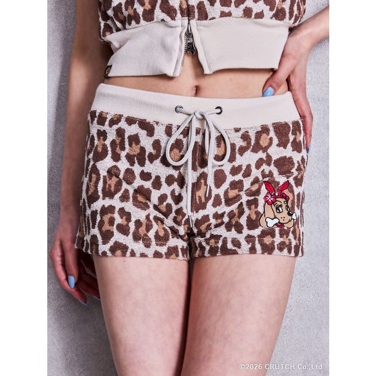 GYDA×GALFY leopard pile マイクロショートパンツ | GYDA | 詳細画像39 