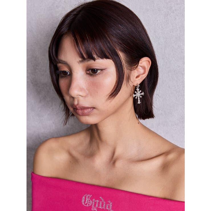 JEYSUS sacred edge crossピアス | GYDA | 詳細画像3 